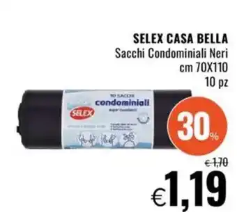 Famila SELEX CASA BELLA Sacchi Condominiali Neri offerta