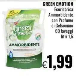 Famila GREEN EMOTION Ecoricarica Ammorbidente di Gelsomino offerta