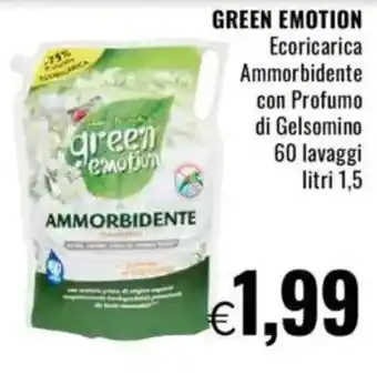 Famila GREEN EMOTION Ecoricarica Ammorbidente di Gelsomino offerta