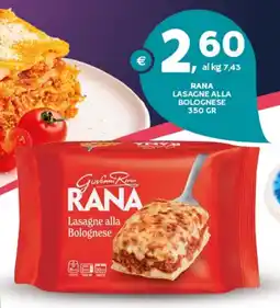 Extra Supermercati Rana lasagne alla bolognese offerta