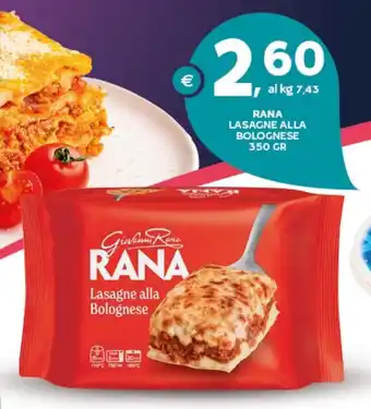 Extra Supermercati Rana lasagne alla bolognese offerta