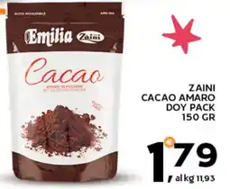 Extra Supermercati Zaini cacao amaro doy pack offerta