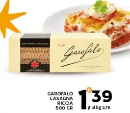 Extra Supermercati Garofalo lasagna riccia offerta