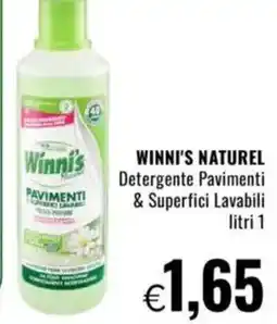 Famila WINNI'S NATUREL Detergente Pavimenti & Superfici Lavabili offerta