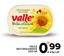 Extra Supermercati Vallè naturalmente offerta