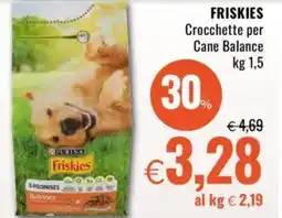 Famila FRISKIES Crocchette per Cane Balance offerta