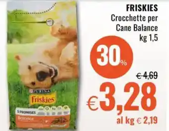 Famila FRISKIES Crocchette per Cane Balance offerta