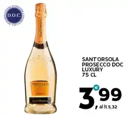 Extra Supermercati Sant'orsola prosecco doc luxury offerta