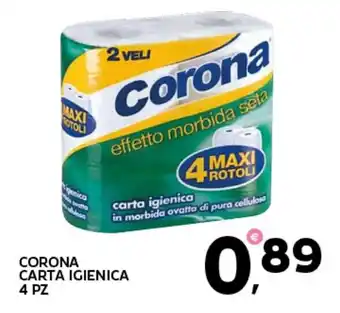 Extra Supermercati Corona carta igienica offerta