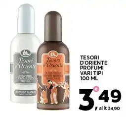 Extra Supermercati Tesori d'oriente profumi vari tipi offerta