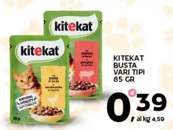 Extra Supermercati Kitekat busta vari tipi offerta