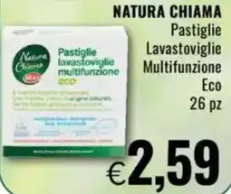 Famila NATURA CHIAMA Pastiglie Lavastoviglie Multifunzione Eco offerta