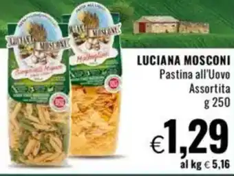 Famila LUCIANA MOSCONI Pastina all'Uovo Assortita offerta