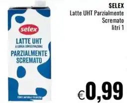 Famila SELEX Latte UHT Parzialmente Scremato offerta