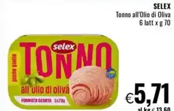 Famila SELEX Tonno all'Olio di Oliva offerta