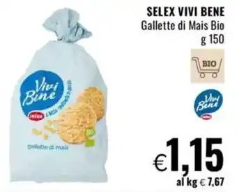 Famila SELEX VIVI BENE Gallette di Mais Bio offerta