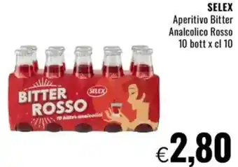 Famila SELEX Aperitivo Bitter Analcolico Rosso offerta