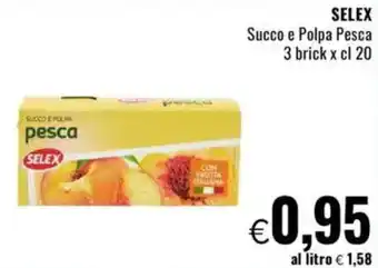 Famila SELEX Succo e Polpa Pesca offerta