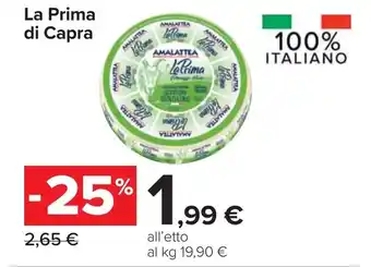 Carrefour La Prima di Capra offerta