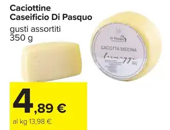 Carrefour Caciottine Caseificio Di Pasquo offerta