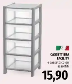 Famila Cassettiera facility offerta