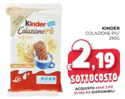 Eté Kinder colazione più offerta