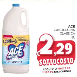 Eté Ace candeggina classica offerta