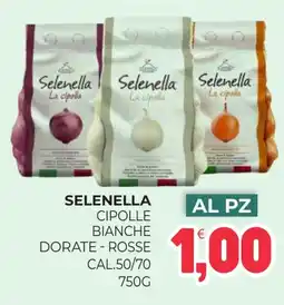 Eté Selenella cipolle bianche dorate-rosse offerta