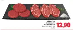 Eté Arrosto disossato hamburger bovino adulto offerta