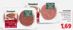 Eté Amadori baconburger hamburger di tacchino di pollo grangusto offerta