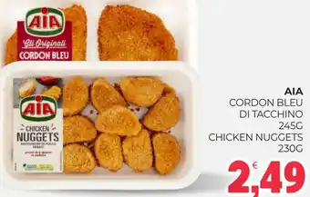 Eté Αια cordon bleu di tacchino/chicken nuggets offerta