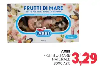 Eté Arbi frutti di mare naturale offerta