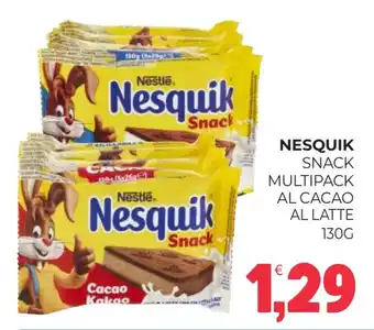 Eté Nesquik snack multipack al cacao al latte offerta