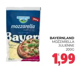 Eté Bayernland mozzarella julienne offerta