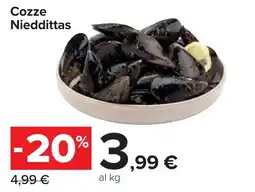 Carrefour Cozze Nieddittas offerta