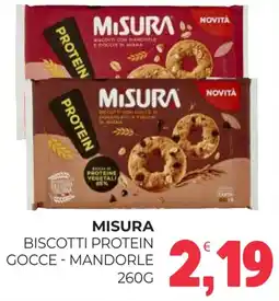 Eté Misura biscotti protein gocce - mandorle offerta