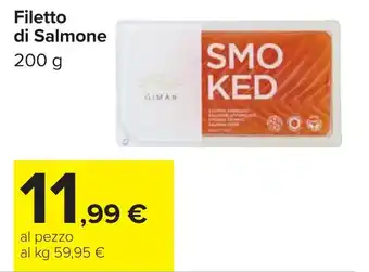 Carrefour Filetto di Salmone offerta