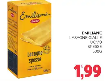 Eté Emiliane lasagne gialle uovo spesse offerta