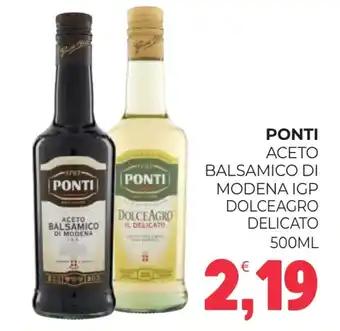 Eté Ponti aceto balsamico di modena igp dolceagro delicato offerta