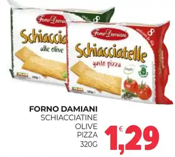 Eté Forno damiani schiacciatine olive pizza offerta