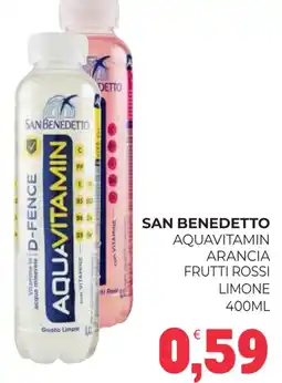 Eté San benedetto aquavitamin arancia frutti rossi limone offerta