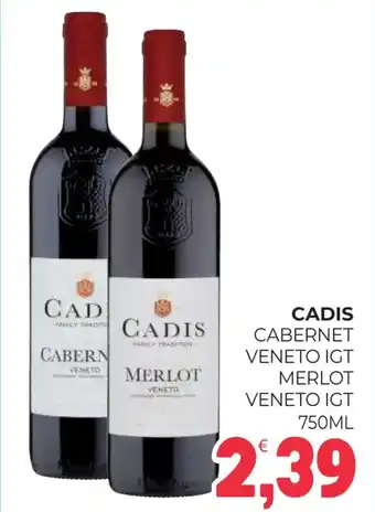 Eté Cadis cabernet veneto igt merlot veneto igt offerta