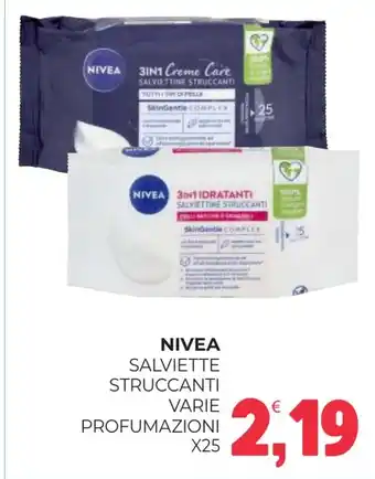 Eté Nivea salviette struccanti varie profumazioni offerta