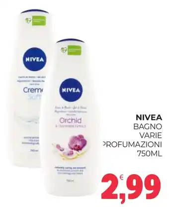 Eté Nivea bagno varie profumazioni offerta