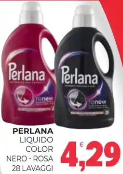 Eté Perlana liquido color nero-rosa offerta