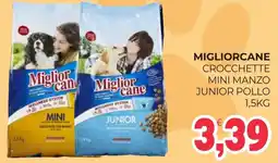 Eté Migliorcane crocchette mini manzo junior pollo offerta