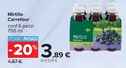 Carrefour Mirtillo Carrefour offerta