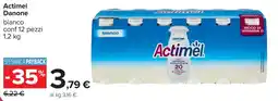 Carrefour Actimel Danone offerta