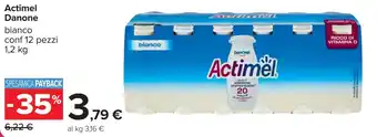 Carrefour Actimel Danone offerta