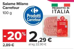 Carrefour Salame Milano Carrefour offerta